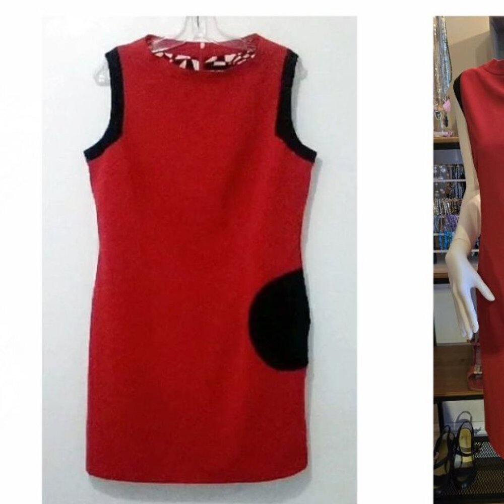 Bianca Nygard  Red Shift Dress size 14
